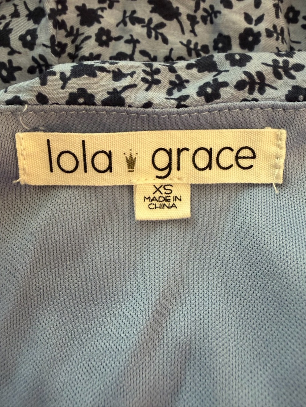 Lola Grace Floral Mini Dress Sundress With Pockets Fully Lined XS - Picture 7 of 8